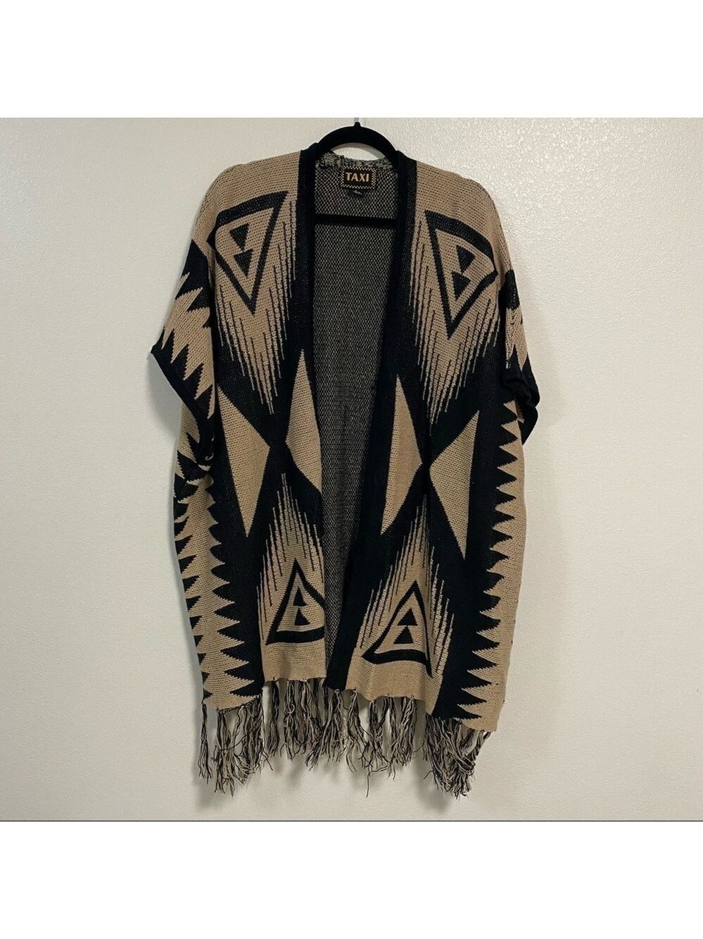 Taxi Poncho Open Front Size Large